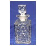 American Fostoria cologne bottle, 7"