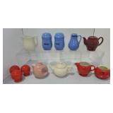 Hall China lot of 12 pcs, various condition