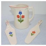 Universal Flower and Crown pitcher and