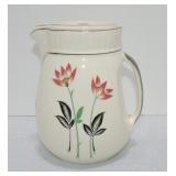 Harker Pottery batter jug with lid