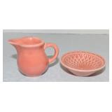 Harlequin individual creamer and nut dish,