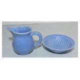 Harlequin individual creamer and nut dish,