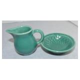 Harlequin individual creamer and nut dish,
