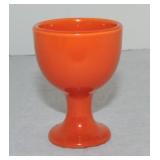 Harlequin single egg cup, red