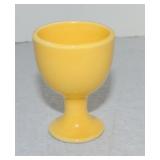 Harlequin single egg cup, yellow