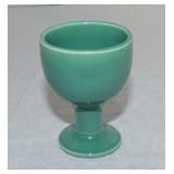Harlequin single egg cup, spruce green