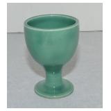 Harlequin single egg cup, spruce green
