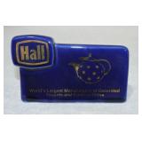 Hall China shelf sign