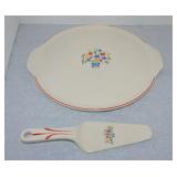 Universal cake plate and server