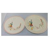 Oven Serve Oriental pie plate and 9" plate