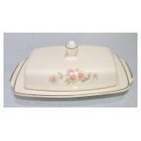 HLC Virginia Rose butter dish