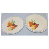 Oven Serve Mexicana pie plate and 9" plate