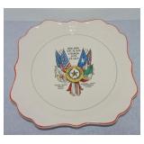 Universal Texas Centennial plate, 11"