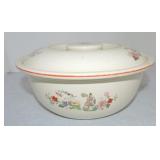 Oven Serve casserole with China Lady decal