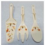 China Specialties Autumn Leaf 3 pc utensil set