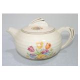 Edwin Knowles Petit Point teapot, spout nick