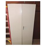 Utility cabinet and contents, Coca Cola