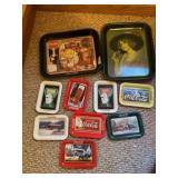 Lot of 10 Coca Cola trays