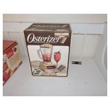 Vintage Osterizer blender in box