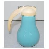 Vintage Fiesta syrup, turquoise