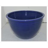 Vintage Fiesta #5 mixing bowl, cobalt, inside