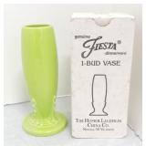 Fiesta Post 86 bud vase, chartreuse, NIB