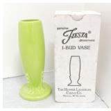 Fiesta Post 86 bud vase, chartreuse, NIB