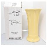 Fiesta Post 86 medium vase, yellow, NIB