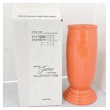 Fiesta Post 86 Millennium vase, persimmon, NIB