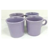 Fiesta Post 86 lot of 4 mugs, lilac