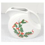 Fiesta Post 86 Holly & Berry disc juice pitcher