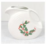 Fiesta Post 86 Holly & Berry disc water pitcher