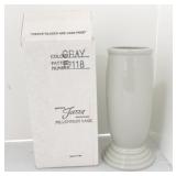 Fiesta Post 86 Millennium vase, gray, NIB