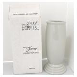 Fiesta Post 86 Millennium vase, gray, NIB
