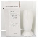Fiesta Post 86 Millennium vase, white, NIB