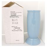 Fiesta Post 86 Millennium vase, periwinkle, NIB