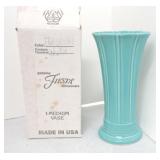 Fiesta Post 86 medium vase, turquoise, NIB