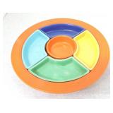 Vintage Fiesta relish tray