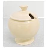 Vintage Fiesta marmalade, ivory, stain to bottom