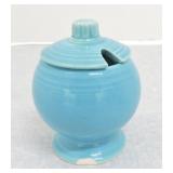 Vintage Fiesta mustard, turquoise, base foot