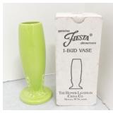 Fiesta Post 86 bud vase, chartreuse, NIB