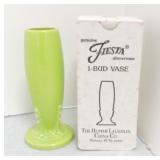 Fiesta Post 86 bud vase, chartreuse, NIB