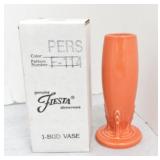 Fiesta Post 86 bud vase, persimmon, NIB