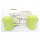 Fiesta Post 86 pair of range shakers, chartreuse,