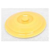 Vintage Fiesta promotional casserole lid, yellow