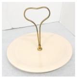 Vintage Fiesta ivory 7" tid bit tray