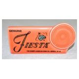 Fiesta Post 86 persimmon shelf sign