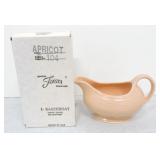 Fiesta Post 86 sauce boat, apricot, NIB