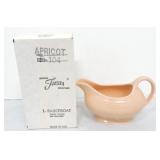 Fiesta Post 86 sauce boat, apricot, NIB