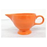Vintage Fiesta Ironstone creamer, mango red